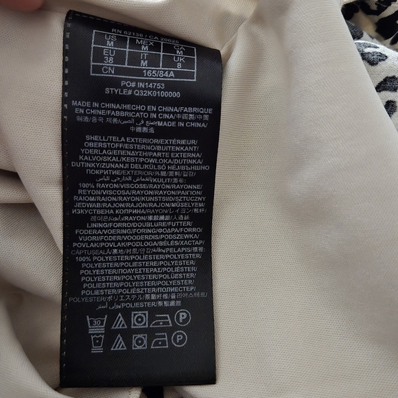 Guess Sexy Leopard Print Mini Spring Size M Dress Pockets Mobwife Y2K Pretty - Picture 7 of 8